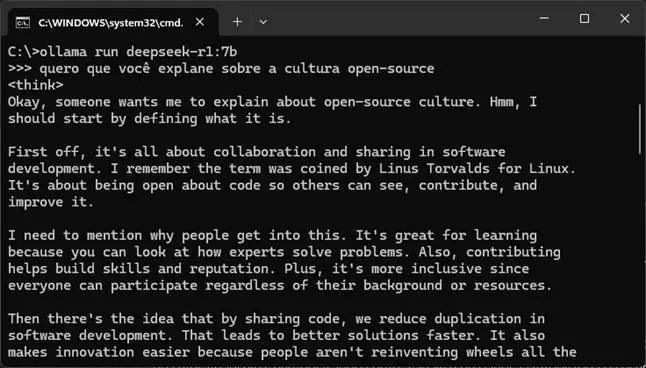 A Inteligência Artificial e a Cultura Open-Source (um caso prático com OpenWebUi e DeepSeek.R1)